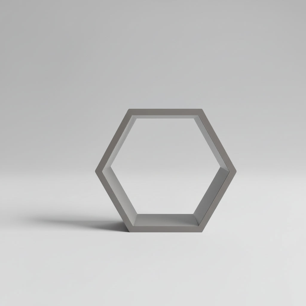 modular-exagonal-shelf-no-mount-gray